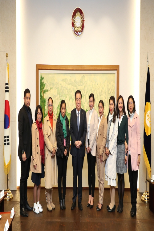 국회의장 , Press-Fellowship 참가하는 동남아 6개국 언론인 면담