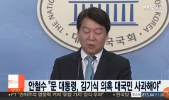 안철수 "문 대통령, 김기식 의혹 대국민 사과해야" / 연합뉴스TV