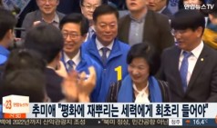 추미애 "평화에 재뿌리는 세력에게 회초리 들어야" / 연합뉴스TV